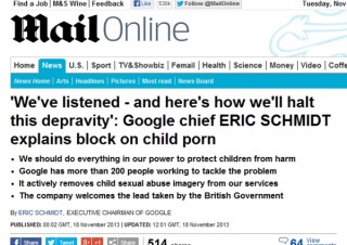 GoogleとMicrosoft、児童ポルノ対策強化に協力して検索結果から排除する方向へ