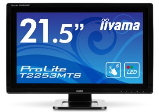 iiyama、5点マルチタッチ対応の21.5型ディスプレイ「ProLite T2253MTS」