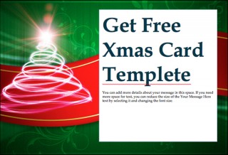 Wordで作れるクリスマスカードや招待状の無料テンプレート