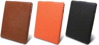 デンノー、本革素材のおしゃれなiPad用レザージャケットケース