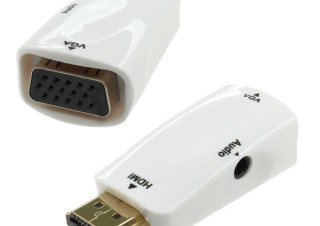 上海問屋、HDMI/miniHDMI機器からVGA出力への変換アダプタを発売