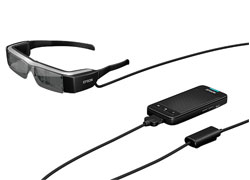 エプソン、Android4.0を搭載したメガネ型端末「MOVERIO」を発売