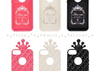 ラインストーンがきらり、ティアラみたいなHappymoriのiPhone5s/5ケース