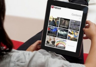 Twitterからデザインされた雑誌をつくるソーシャルマガジンiPadアプリ「Flipboard」