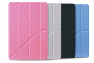 4段階スタンド機能を搭載、Y字型折り紙式 iPad用スリムフォリオケースが発売