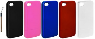 ブライトンネット、ストラップがつけられる手触りがよいiPhone4ケース