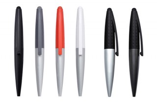 フォーカル、ボールペン一体型のスタイラス「Just Mobile AluPen Twist」