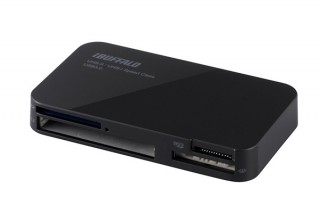 バッファロー、“UHS-II”に対応するカードリーダー「BSCR20TU3BK」