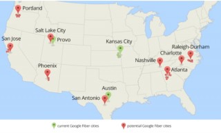 Google、光ファイバーの高速ネットサービス「Google Fiber」を新たに34都市で計画