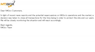 仮想通貨ビットコインの大手取引仲介会社「マウントゴックス」が突然全取引を停止