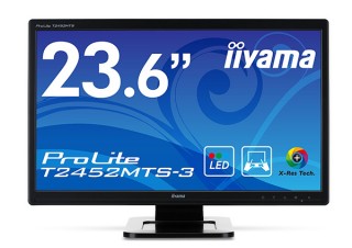 iiyama、光学式タッチパネル搭載の23.6型ディスプレイ「T2452MTS-3」