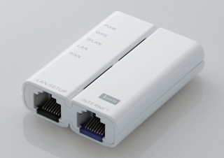 エレコム、客室の有線LAN環境を無線化できるコンパクトな業務用ホテルルーターを発売