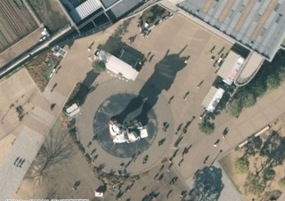 ガンダムも見える！ Yahoo!地図で10cm解像度航空写真公開