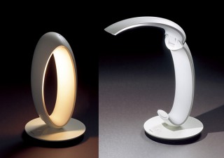 パナソニック、開閉で2種の明かりが切り替わるLEDスタンド