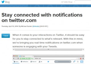 Twitter、リプに即対応できるリアルタイム通知機能追加
