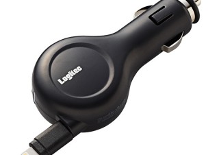 ロジテック、iPhoneなど用のシガーチャージャー新モデル