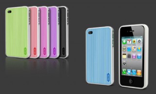 OTAS、カラフルなデザインのシリコン製iPhone 4ケース