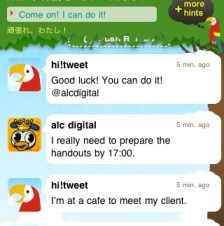 カヤックとアルクの共同企画で実現! Twitterでつぶやいて覚える英会話学習iPhoneアプリ「Hi! Tweet」