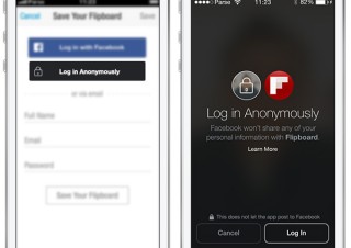 Facebook、アプリへの匿名ログインを可能に