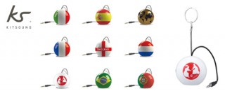 プリンストン、国旗モチーフのミニスピーカーを発売