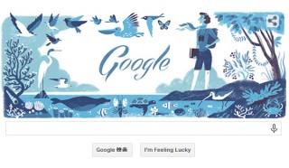 今日のGoogleロゴはレイチェル・カーソン生誕107周年