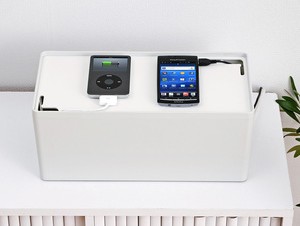 サンワサプライ、ケーブル＆タップ収納ボックス発売
