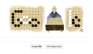 今日のGoogleロゴは本因坊秀策生誕185周年