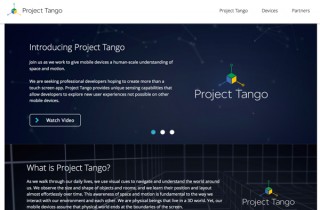 Google、Project Tango用タブレットを開発者向けに販売