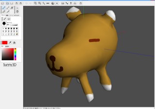 イーフロンティア、“お絵かき”風の直感操作の3D作成ソフト