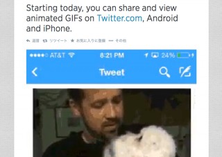 Twitter、GIFアニメ表示に対応