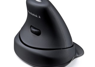 サンワ、新型スティックボタン搭載の無線エルゴノミクスマウス