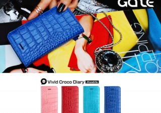 ロア、ビビッドカラー＆クロコ本革iPhoneケースを発売