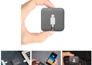 アスク、手のひらサイズのモバイルバッテリー発売