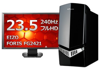 G-Tune、EIZO製240Hz駆動モニタとのセットPC