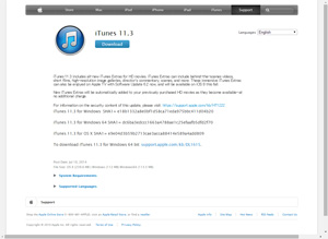 Apple、「iTunes 11.3」を提供開始