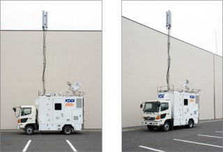 KDDI、コミケやROCK IN JAPANに車載型基地局