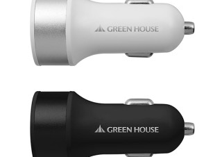 グリーンハウス、2台同時充電できるシガーチャージャーを発売