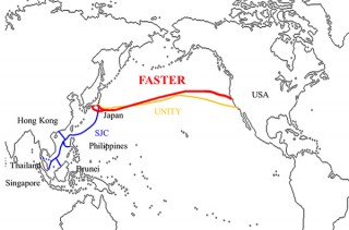 KDDI、光海底ケーブル「FASTER」を共同建設