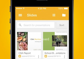 Google、iOS版「Slide」アプリをリリース