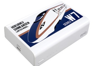 アイ・オー、北陸新幹線W7系とコラボしたモバイルバッテリー