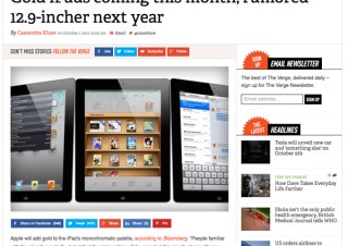AppleがiPadの新モデルに新色ゴールド追加か、海外報道