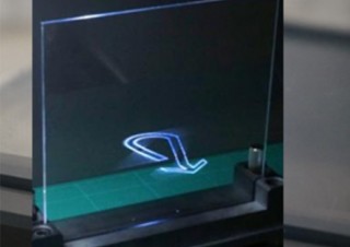 オムロン、透明プレートを用いた空間投影技術を開発