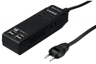 プリンストン、4ポートUSB給電機能付きOAタップ発売