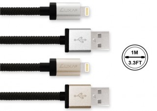 アスク、ファブリック＆アルミ素材Lightningケーブルを発売