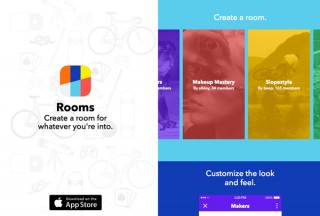 Facebook、グループチャットアプリ「Rooms」公開