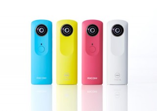 リコー、全天球カメラ「RICOH THETA」新モデル発売