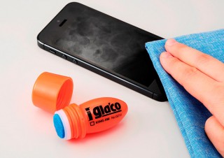 キングジム、スマホ用タッチパネルコーティング剤「iガラコ」