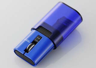 エレコム、クリップ付きのモバイル用マウス「CAPCLIP」