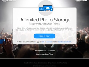 Amazon、容量無制限で写真を保存できるサービスを開始