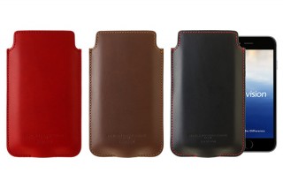 プレアデス、イタリア製ヌメ革を用いたiPhone6ケース